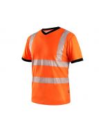 Tričko CXS RIPON, výstražné, pánské, oranžovo - černé