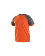 Tričko s krátkým rukávem OLIVER, oranžovo-šedé