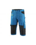 Kalhoty 3/4 CXS STRETCH, pánské, středně modré-černé