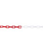 Řetěz plastový 6mmx25m červeno-bílý
