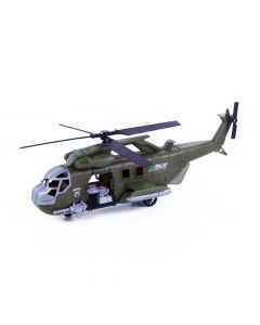 Vojenská helikoptéra se zvukem a světlem 42 cm