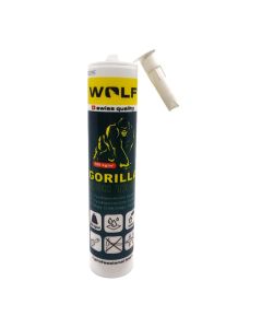 WOLF Lepidlo vysokopevnostní MS polymerové GORILLA | bílý, 290 ml (po expiraci)