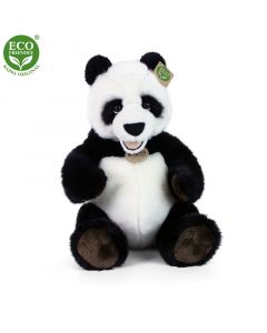 Plyšová panda sedící 33 cm ECO-FRIENDLY