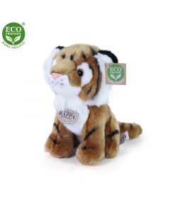 Plyšový tygr sedící 18 cm ECO-FRIENDLY
