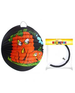 Lampion Halloween tmavý kulatý - dýně 25cm