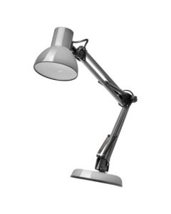 Stolní lampa LUCAS na žárovku E27, tmavě šedá