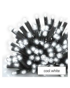 Profi LED spojovací řetěz černý, 5 m, venkovní i vnitřní, studená bílá