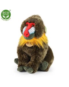 Plyšová opice mandril 32 cm ECO-FRIENDLY