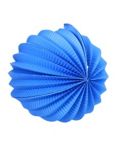 Lampion koule modrý 20 cm