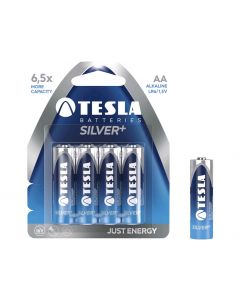 Baterie TESLA AA Silver+, tužková, 4ks