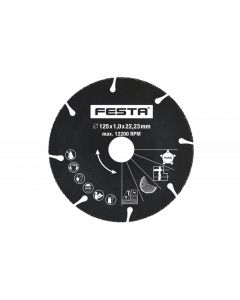 Kotouč řezný FESTA univerzální karbidový 125x1x22. 2mm