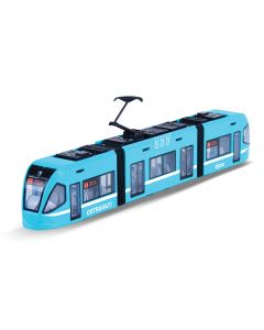 Moderní tramvaj DPO Ostrava modrá 47 cm