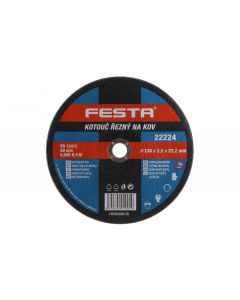 Kotouč řezný FESTA na kov 230x2. 5x22. 2mm