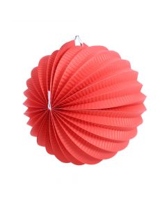 Lampion koule červený 20 cm