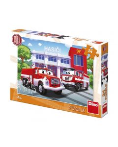 Puzzle 24 dílků Tatra hasiči