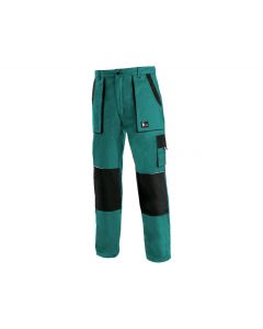 Kalhoty do pasu CXS LUXY JOSEF, prodloužené, pánské, zeleno-černé