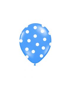 Nafukovací balónek s potiskem modrý 30 cm