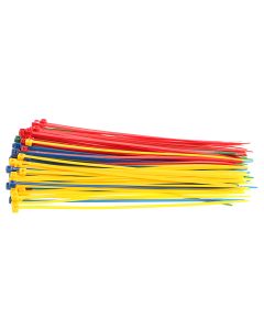 XTLINE Vázací pásky nylonové barevné | 150x2,5 mm, 1bal/100ks