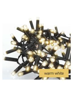 Profi LED spojovací řetěz černý – ježek, 3 m, venkovní i vnitřní, teplá bílá