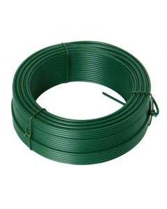 Napínací drát 3. 4mmx52M zelený PVC
