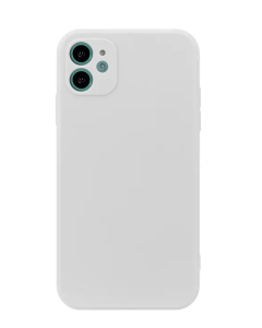Ochranný silikonový kryt pro iPhone 12 Bílý