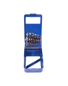 XTLINE Sada vrtáků do kovu cobalt HSS-Co 5 25 dílů | 1-13 mm, kovový box