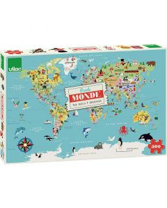Vilac Puzzle Mapa světa 500 dílků