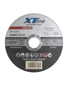 XTLINE Kotouč řezný na ocel / nerez | 125x1,6x22 mm