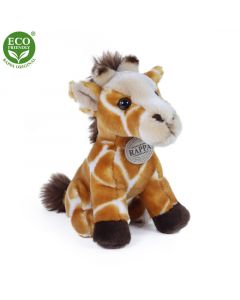 Plyšová žirafa sedící 18 cm ECO-FRIENDLY