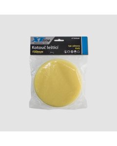 XTLINE Kotouč leštící pěnový pro leštící brusku | žlutý (střední) 150 mm