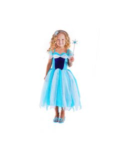 Dětský kostým princezna modrá (S)