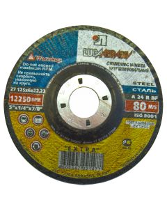 LUGA ABRASIVE Kotouč brusný na ocel | 115x6,0x22,2 mm