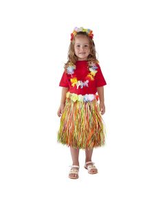 Sukně Hawaii barevná 45 cm dětská