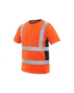 Tričko EXETER, výstražné, pánské, oranžové