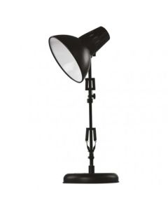 Stolní lampa DUSTIN na žárovku E27, černá