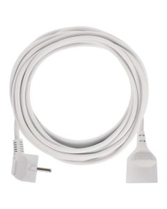 Prodlužovací kabel 7 m / 1 zásuvka / bílý / PVC / 1 mm2