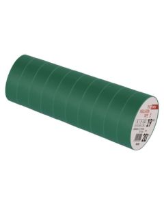 Izolační páska PVC 19mm / 20m zelená