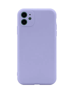 Ochranný silikonový kryt pro iPhone 12 fialový
